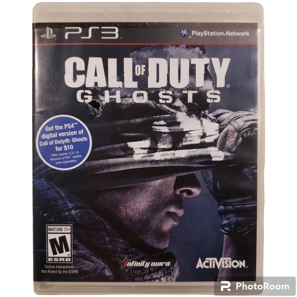 Call Of Duty Ghosts PS3 PlayStation 3 Complete CIB Tested Works COD Game - Picture 1 of 4